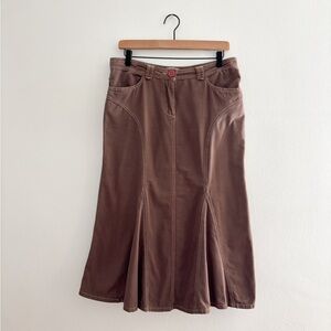 Vintage Brown Y2K Skirt